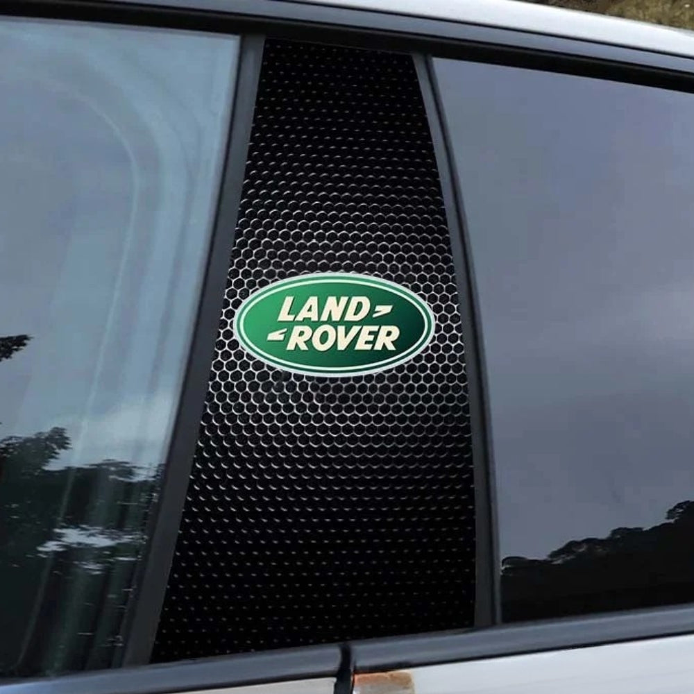 2x Auto raamstickers met logo