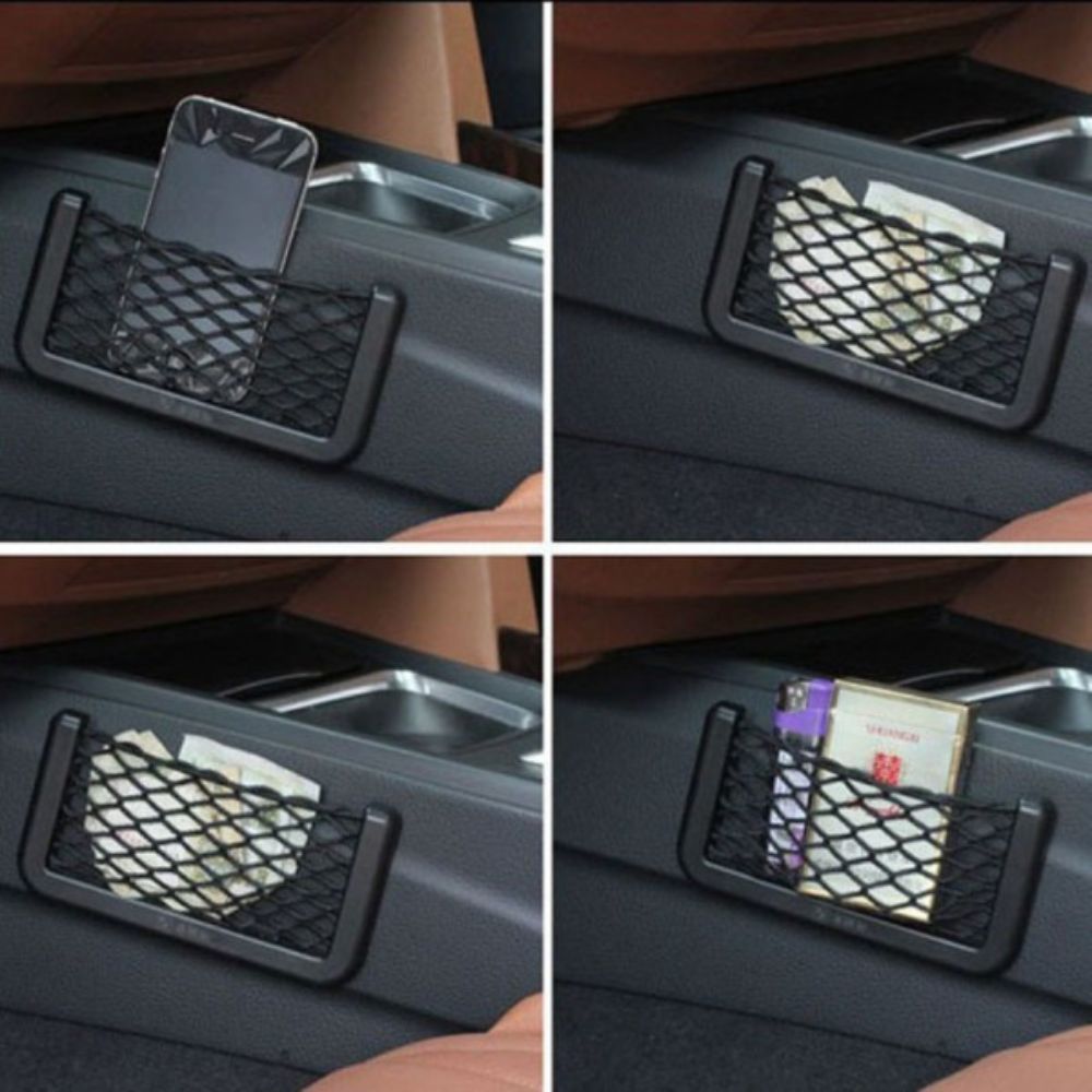 Zelfklevend auto-opbergnet