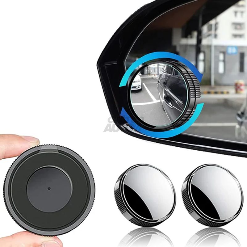 360ยฐ draaibare groothoek dodehoekspiegels (2 stuks)
