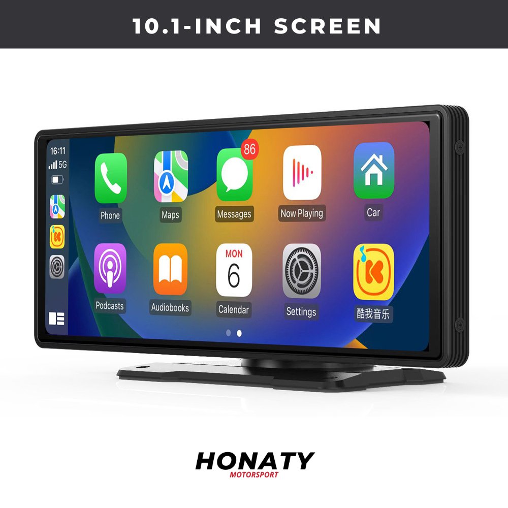 Verbonden HD-scherm met CarPlay en Android Auto