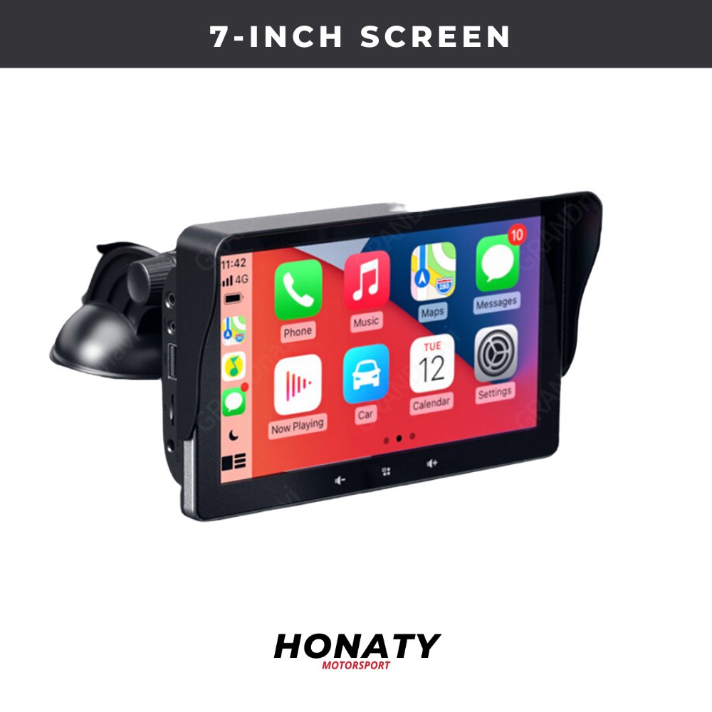 Verbonden HD-scherm met CarPlay en Android Auto