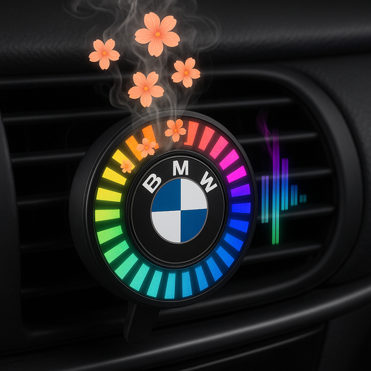 Muzikaal ritme LED autolamp met logo (met aroma diffuser)